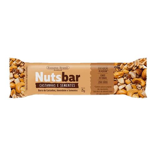 Nuts Bar Castanha e Sementes 25g