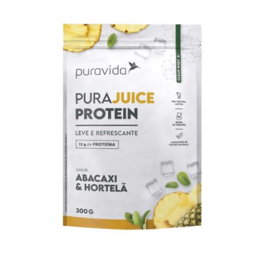 Pura Juice Protein Sabor Abacaxi e Hortelã 300g Puravida