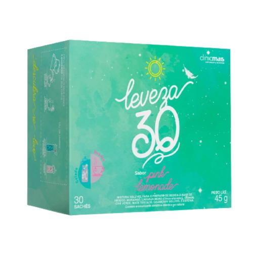 Chá Leveza 30 pink lemonade 30 sachês Clinicmais