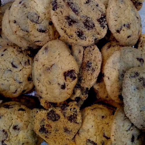 Cookies Baunilha com Gotas de Chocolate 100g