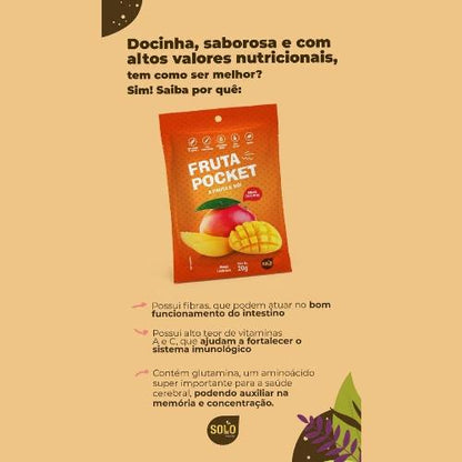 Fruta Pocket Manga 20g Solo Snacks