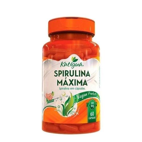 Spirulina Maxima 500mg 60 cápsulas Katiguá