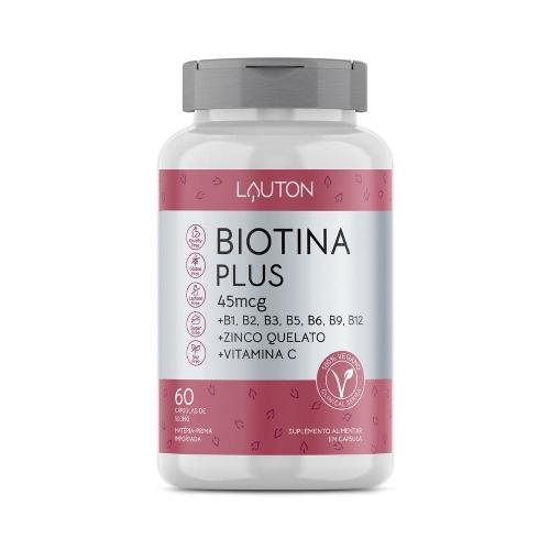 Biotina Plus 45mcg 60 Cápsulas Lauton