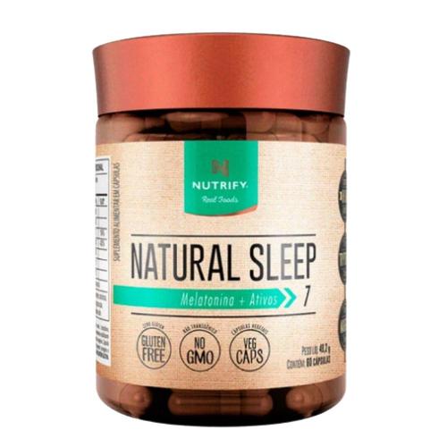 Natural Sleep Melatonina 60 Cápsulas Nutrify