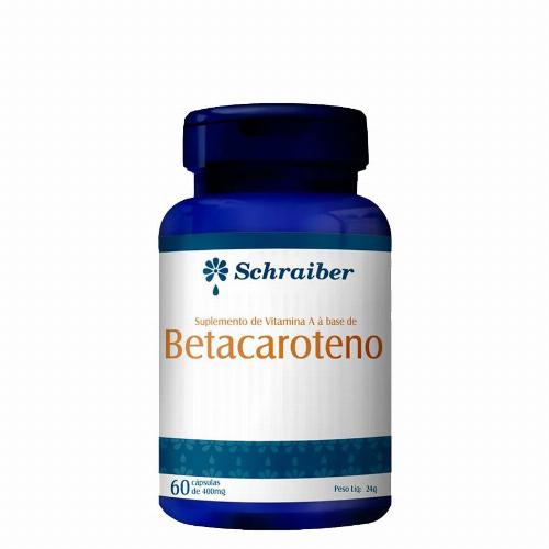 Betacaroteno 400mg 60 Schraiber