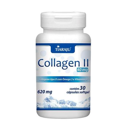 Colagen Tipo II 620mg 30 Cápsulas - Tiaraju