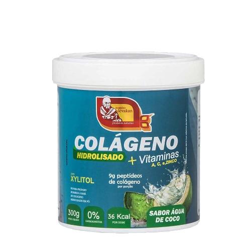 Colágeno Hidrolisado Sabor Água De Coco 300g Mosteiro Devakan