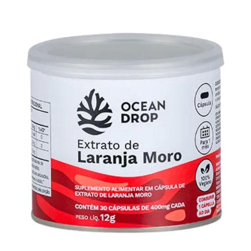 Extrato de Laranja Moro 30 Cápsulas 400mg Ocean Drop