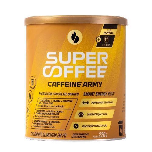 Supercoffee Paçoca com Chocolate Branco 220g Caffeine Army