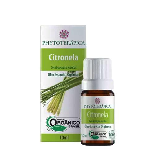 Óleo Essencial Citronela Orgânico 10ml Phytoterápica