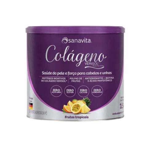 Colágeno Hidrolisado Verisol Frutas Tropicais 150g Sanavita