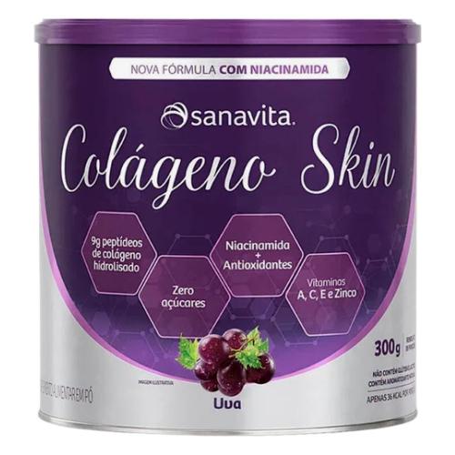 Colágeno Skin Uva 300g Sanavita