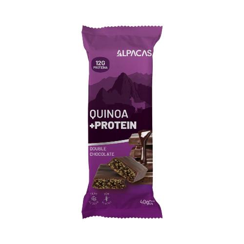 Barrinha Quinoa Protein Chocolate Double 40g Alpacas