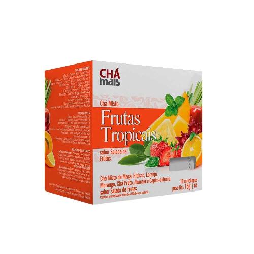 Chá de Frutas Tropicais 10 Envelopes Chá Mais