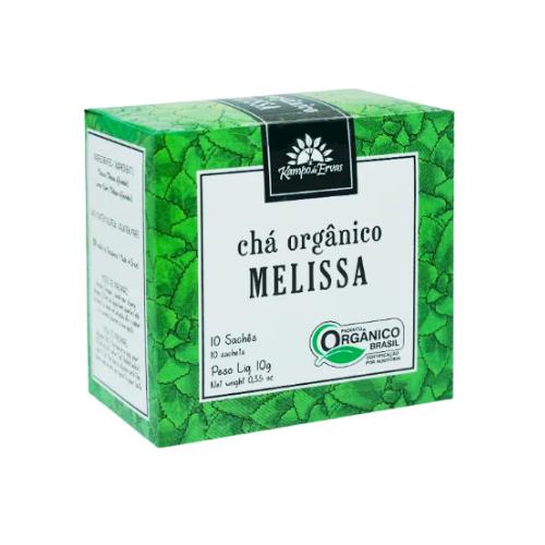 Chá Orgânico Melissa 10 Sachês Kampo de Ervas