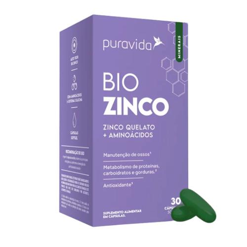 Bio Zinco 30 cápsulas Puravida