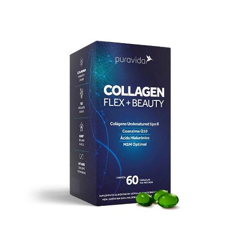 Collagen Flex Beauty 60 Cápsulas 700mg Puravida