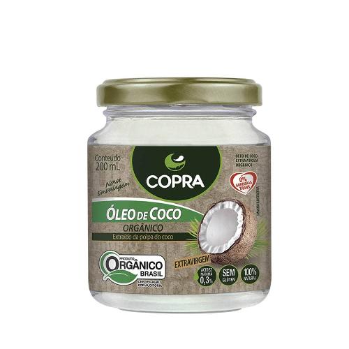 Óleo de Coco Orgânico Extra Virgem 200ml Copra