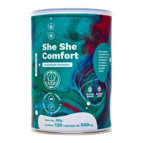 She She Comfort Cranberry 120 Cápsulas Ocean Drop