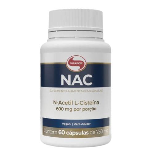 NAC N-acetil L-cisteína 60 Cápsulas Vitafor