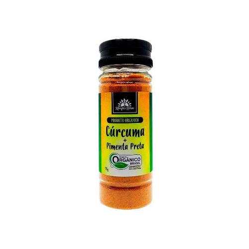 Cúrcuma Orgânica + Pimenta preta 70g Kampo de Ervas