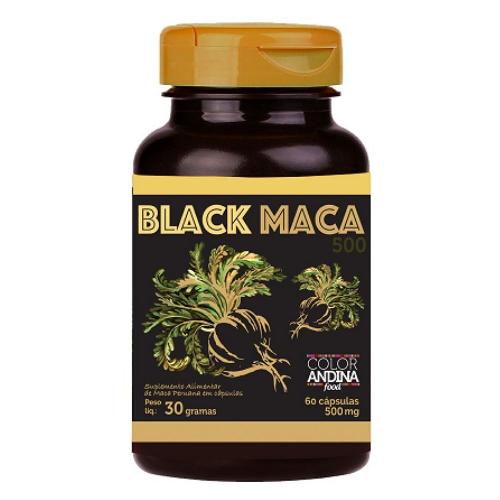 Maca Black 60 cápsulas Color Andina