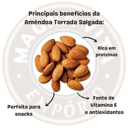 Amêndoa Torrada sem Sal 100g