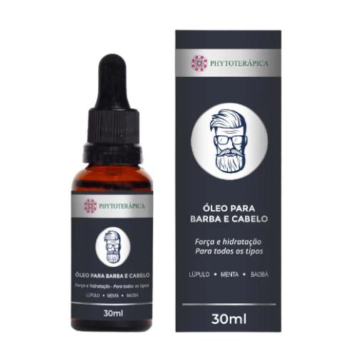 Óleo Para Barba e Cabelo 30ml Phytoterápica