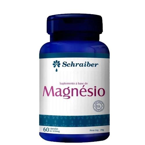 Magnésio 60 Cápsulas Schraiber