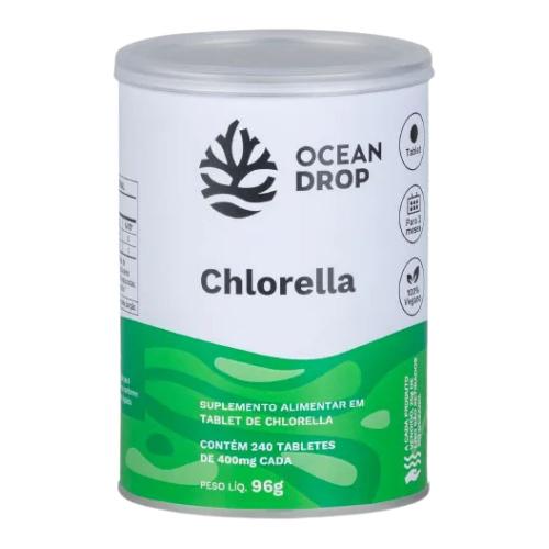 Chlorella 400mg 240 Tablets Ocean Drop