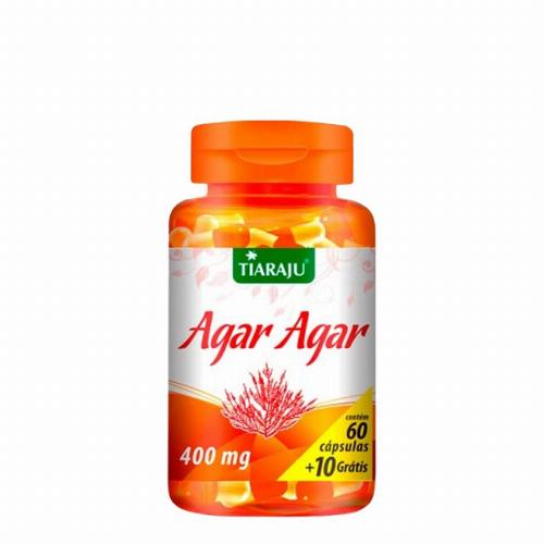 Ágar Ágar 400mg 60+10 Cápsulas Tiaraju