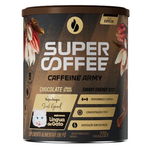 SuperCoffee Língua de Gato 220g Caffeine Army