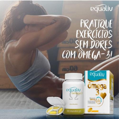 Ômega 3 1000mg 120 Cápsulas Equaliv