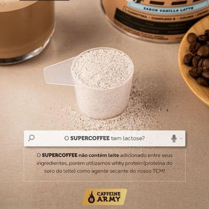 SuperCoffee Vanilla 3.0 Latte Sachê 10g Caffeine Army