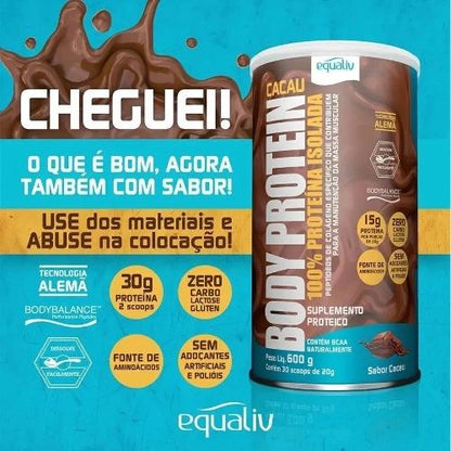 Body Protein Cacau 600g Equaliv