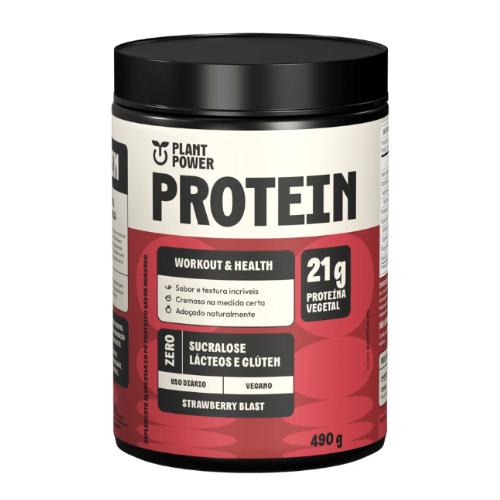 Protein Strawberry Blast 490g Plant Power