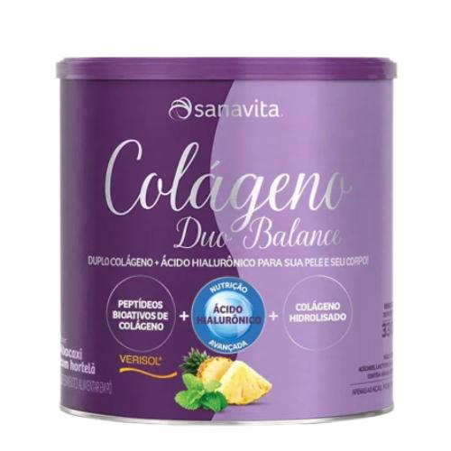 Colágeno Duo Balance Abacaxi com Hortelã 330g Sanavita