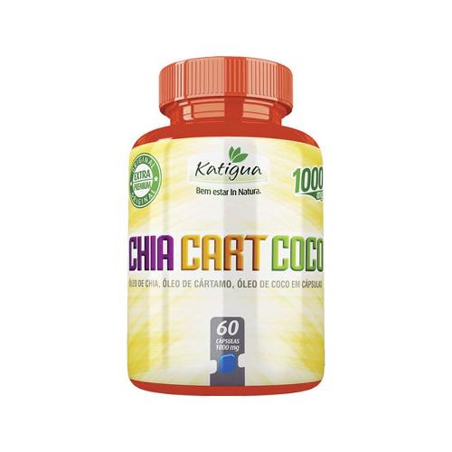 Chia cart coco 1000mg 60 cápsulas katiguá