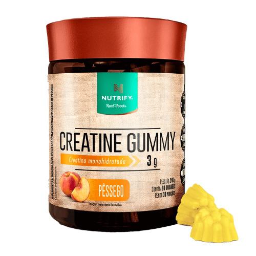 Creatine Gummy Pêssego 60 Unidades Nutrify