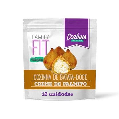 Coxinha de Batata Doce Recheada com Creme de Palmito 420g Family Fit