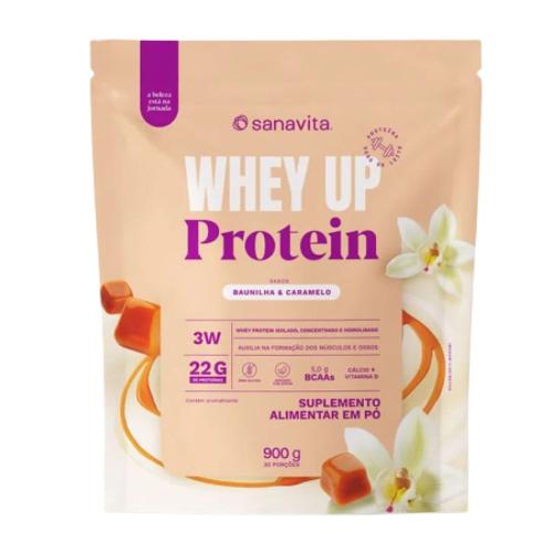 Whey Up Baunilha e Caramelo 900g Sanavita