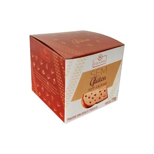 Panetone Gotas Chocolate Sem Glúten e Sem Lactose 220g