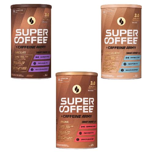 Kit Supercoffee 3 Sabores 380g Cada