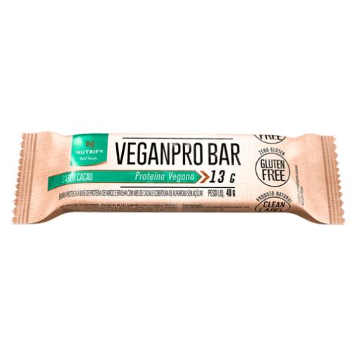 VeganPro Bar 40g Sabor Cacau Nutrify