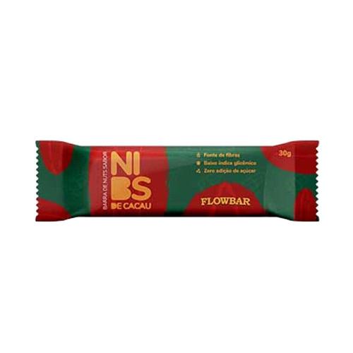 Barra Nuts Nibs Cacau 30g Flowbar