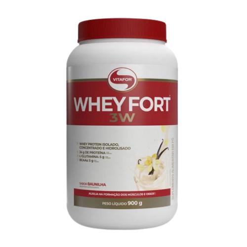 Whey Fort Baunilha 900g Vitafor