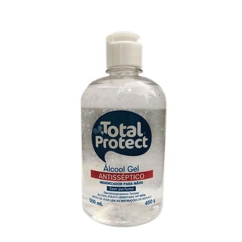 Álcool em Gel 70% 500ml Total Protect