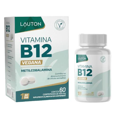 Vitamina B12 9,94mcg 60 Cápsulas Lauton