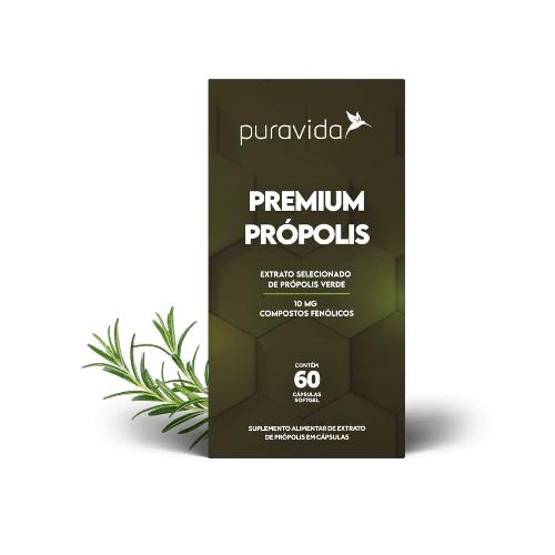 Premium Própolis 60 Cápsulas Puravida