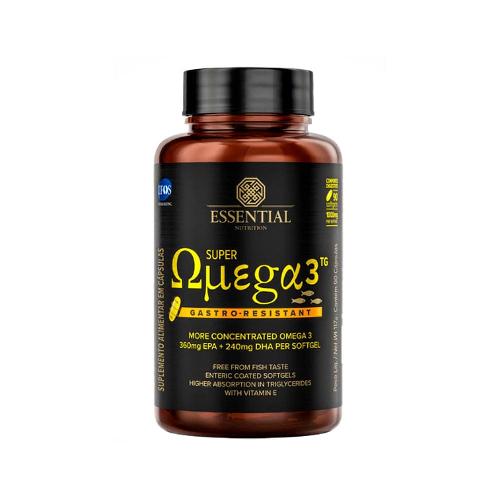 Super Ômega 3 TG Gastro Resistant 90 Cápsulas Essential